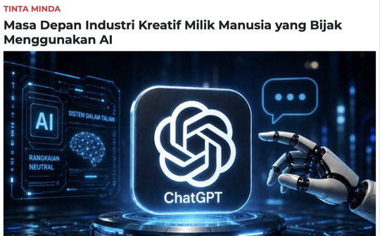 Masa Depan Industri Kreatif Milik Manusia yang Bijak Menggunakan AI